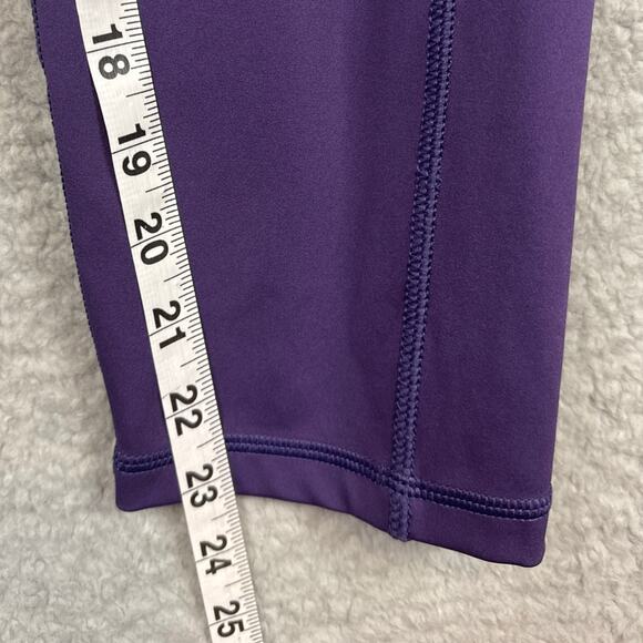 Savage x Fenty Plus Size Curve Alert Leggings Dark Purple High Waist Ankle - Picture 5 of 8